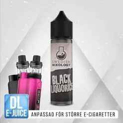 Black Liquorice E-juice by Swedish Mixology Saltlakrits lakrits