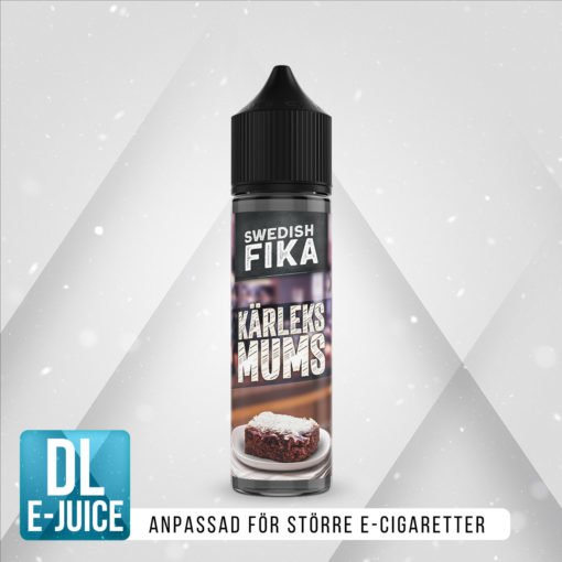 Swedish Mixology Fika Kärleksmums Choklad Kokos Kaffe Vape E-cigarett E-juice Shortfill