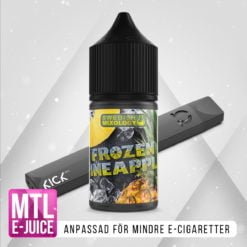Swedish Mixology Frozen Pineapple Ananas Vape E-cigarett MTL E-juice Shortfill