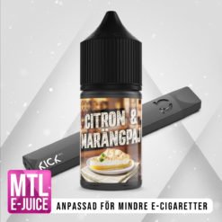 Swedish Mixology Fika Citron och Marängpaj Vape E-cigarett MTL E-juice Shortfill