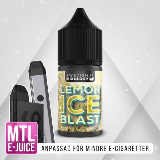 Swedish Mixology Lemon Ice Blast Vape E-cigarett MTL E-juice Shortfill