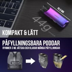 Voopoo Vthru Pro Pod e-cigarett startkit vape