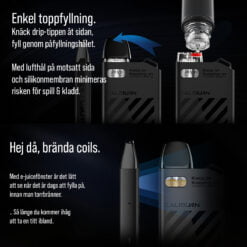 Uwell Caliburn AK2 E-cigarett Pod Podsystem