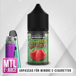 Swedish Mixology Summerdream Jordgubb Kaktus Frukt Vape E-cigarett MTL E-juice Shortfill