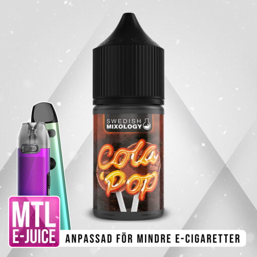 Swedish Mixology Cola Pop Vape E-cigarett MTL E-juice Shortfill