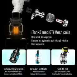 Vaporesso Gen 200 & iTank 2 - komplett e-cigarett kit - iTank 2