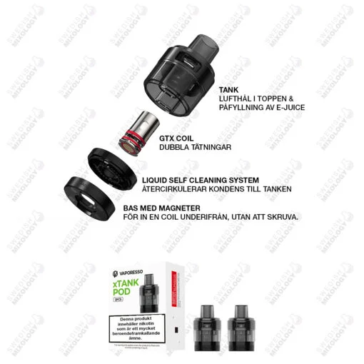 Vaporesso XTank - tank till Gen PT80S