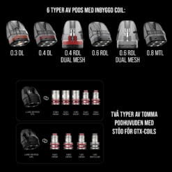 Vaporesso Luxe X X2 X3 XR Pods coils